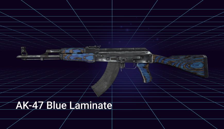 AK-47 Blue Laminate