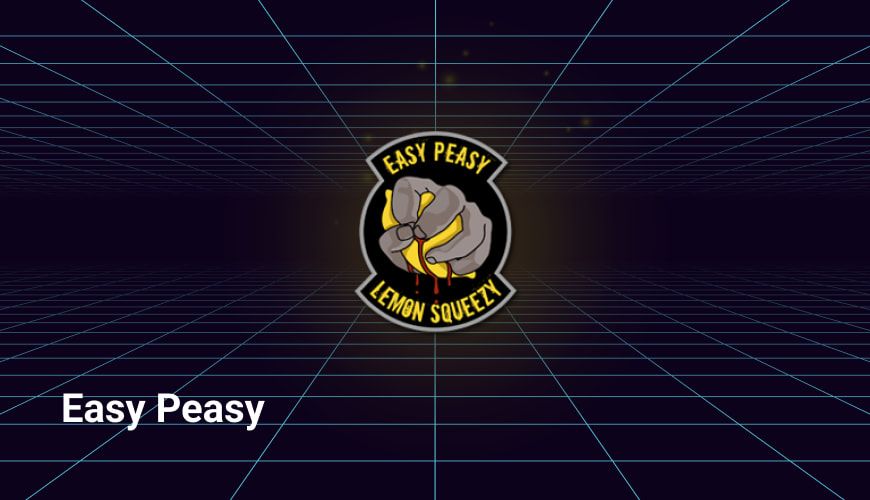 easy peasy cs sticker