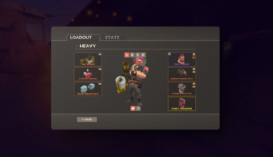 tf2 heavy loadout and equipment