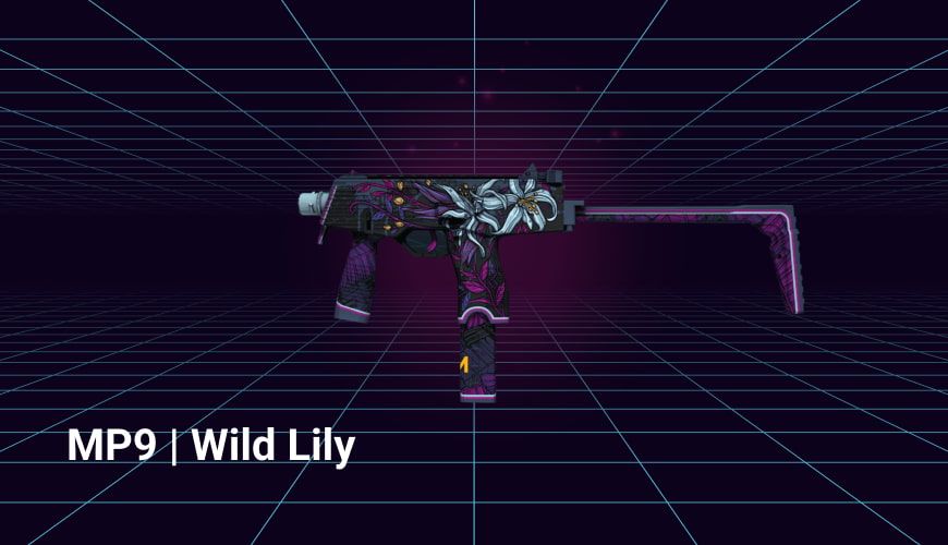 mp9 wild lily skin