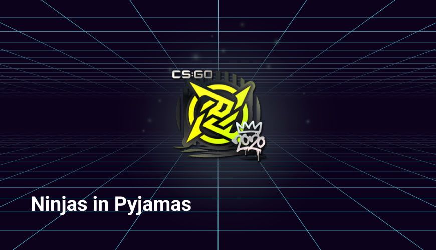 ninjas in pyjamas cs go sticker