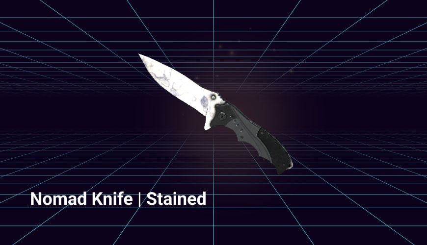 nomad knife stained