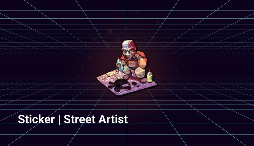 street artist cs go sticker