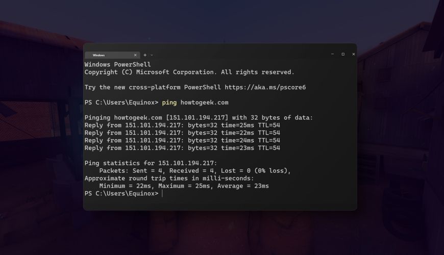 testing ping in tf2