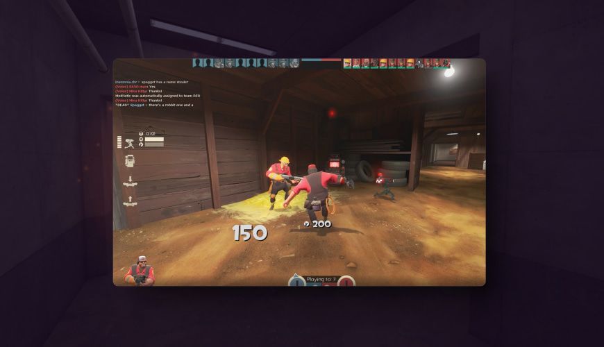 tf2 taunting