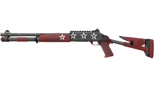 XM1014 | Red Leather (Minimal Wear)