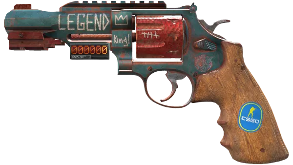 StatTrak™ R8 Revolver | Junk Yard (Well-Worn)