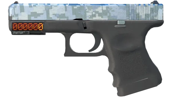StatTrak™ Glock-18 | Steel Disruption (Field-Tested)