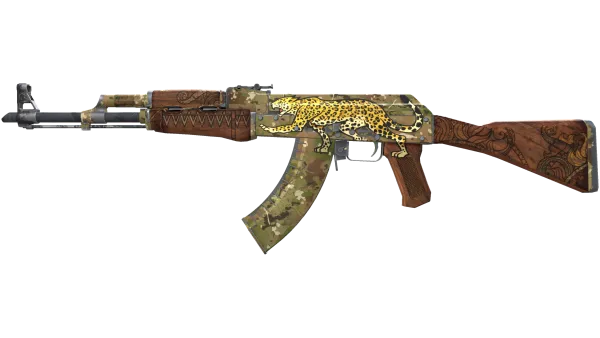 Souvenir AK-47 | Panthera onca (Well-Worn)