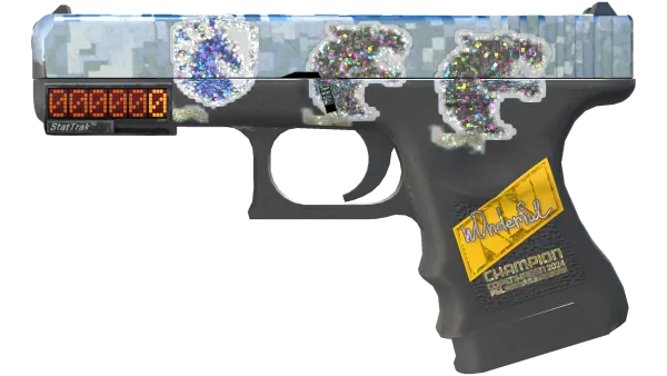 StatTrak™ Glock-18 | Steel Disruption (Field-Tested)