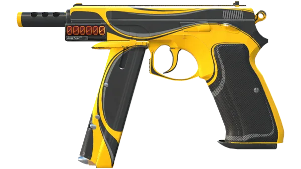 StatTrak™ CZ75-Auto | Yellow Jacket (Minimal Wear)