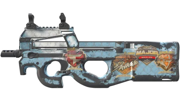 Souvenir P90 | Glacier Mesh (Battle-Scarred)