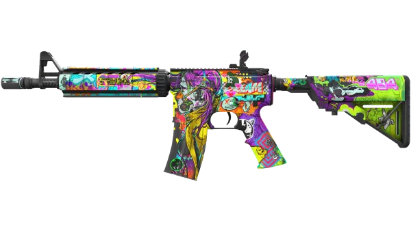 M4A4 | In Living Color (Well-Worn)