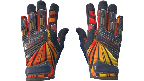 ★ Specialist Gloves | Sunburst (Well-Worn)