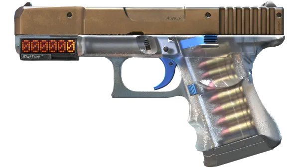 StatTrak™ Glock-18 | Clear Polymer (Minimal Wear)
