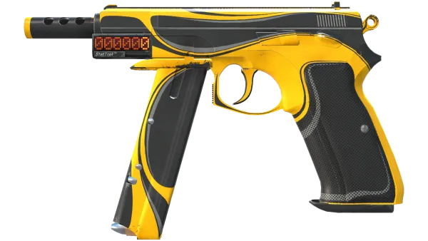 StatTrak™ CZ75-Auto | Yellow Jacket (Minimal Wear)