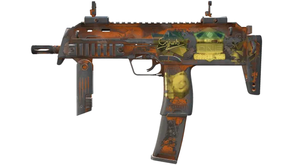 Souvenir MP7 | Orange Peel (Battle-Scarred)