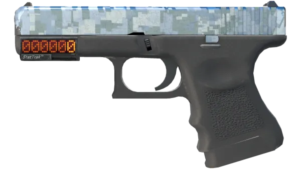 StatTrak™ Glock-18 | Steel Disruption (Field-Tested)