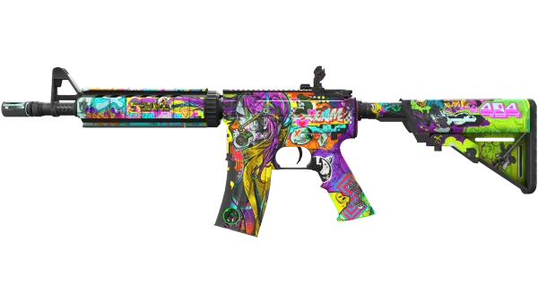 M4A4 | In Living Color (Well-Worn)
