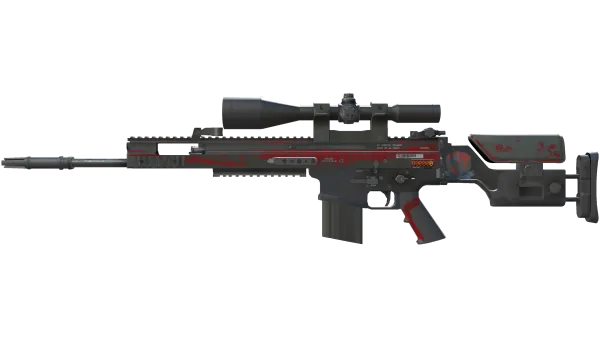 StatTrak™ SCAR-20 | Crimson Web (Battle-Scarred)