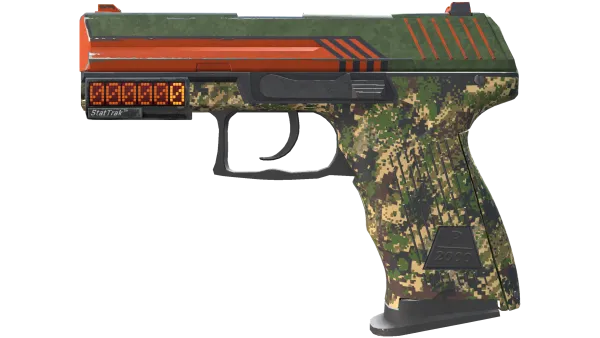 StatTrak™ P2000 | Woodsman (Minimal Wear)