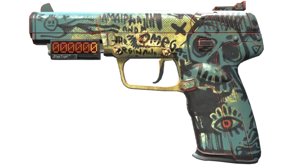 StatTrak™ Five-SeveN | Scrawl (Factory New)
