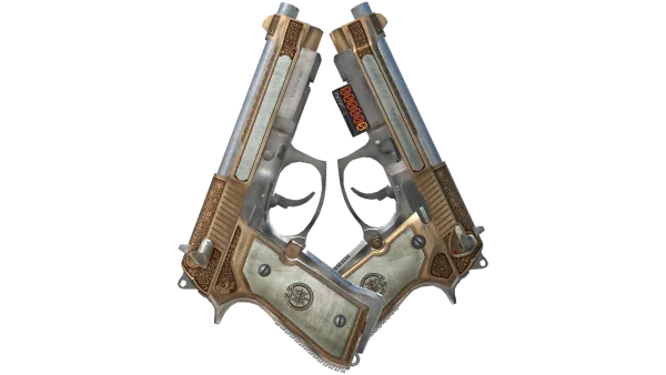 StatTrak™ Dual Berettas | Cartel (Well-Worn)