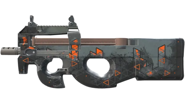 P90 | Trigon (Well-Worn)