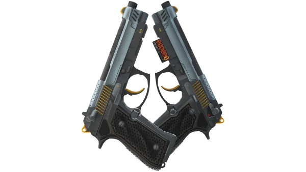 StatTrak™ Dual Berettas | Ventilators (Factory New)