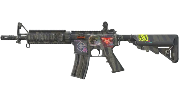 StatTrak™ M4A4 | Faded Zebra (Well-Worn)