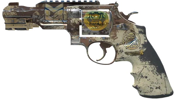 Souvenir R8 Revolver | Desert Brush (Well-Worn)