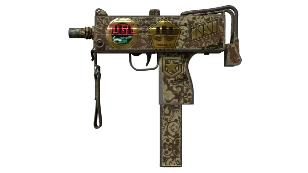Souvenir MAC-10 | Sienna Damask (Field-Tested)