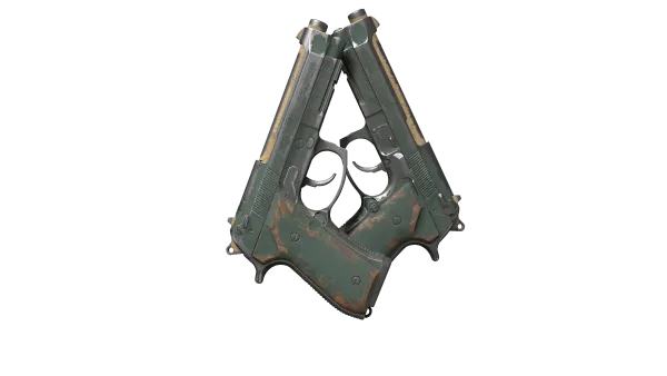 Souvenir Dual Berettas | Contractor (Battle-Scarred)