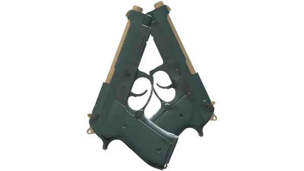 Dual Berettas | Contractor (Minimal Wear)