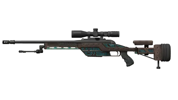 SSG 08 | Azure Glyph (Well-Worn)