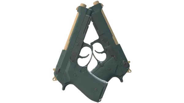 Dual Berettas | Contractor (Minimal Wear)