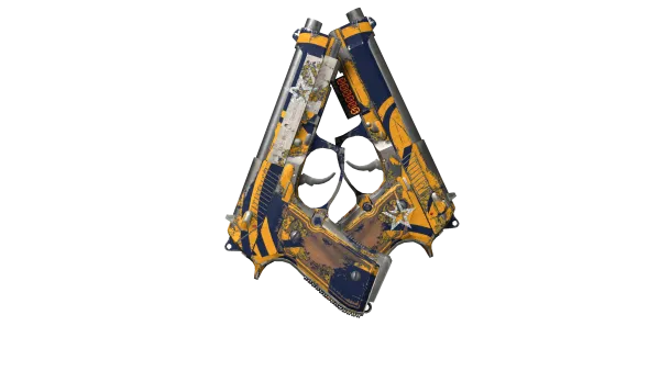 StatTrak™ Dual Berettas | Marina (Battle-Scarred)