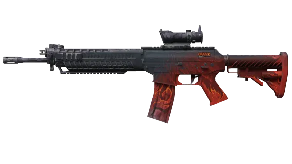 StatTrak™ SG 553 | Darkwing (Well-Worn)