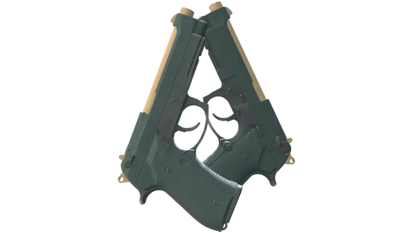 Dual Berettas | Contractor (Minimal Wear)