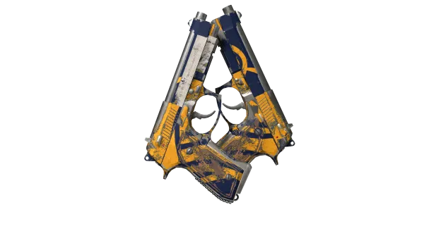 StatTrak™ Dual Berettas | Marina (Battle-Scarred)