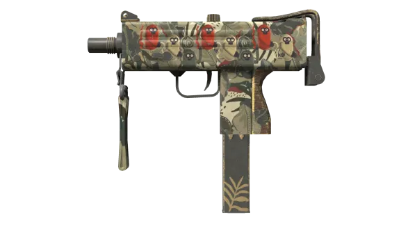 StatTrak™ MAC-10 | Monkeyflage (Field-Tested)