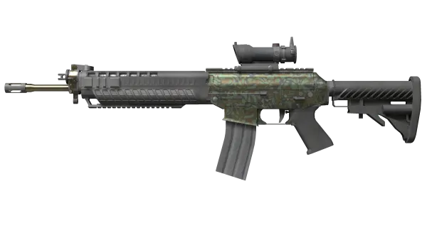 SG 553 | Army Sheen (Field-Tested)
