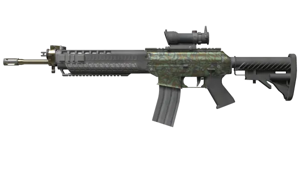 SG 553 | Army Sheen (Minimal Wear)