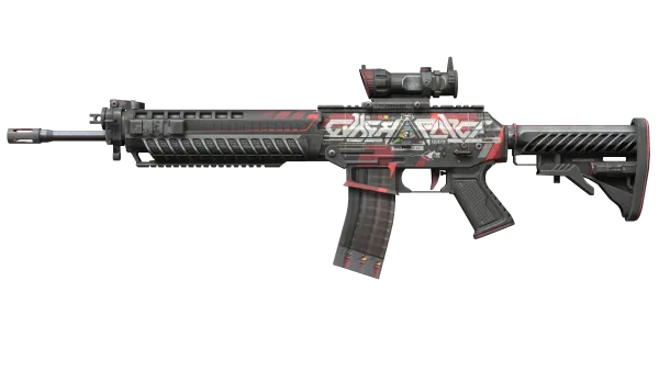 SG 553 | Cyberforce (Well-Worn)