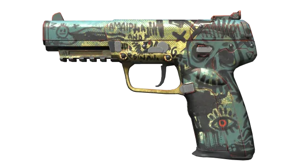 StatTrak™ Five-SeveN | Scrawl (Battle-Scarred)
