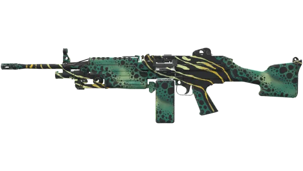 M249 | Emerald Poison Dart (Minimal Wear)