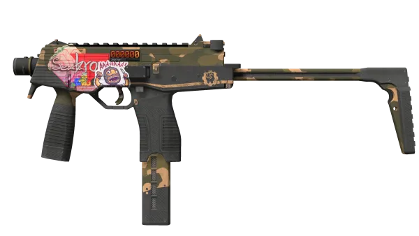 StatTrak™ MP9 | Black Sand (Well-Worn)