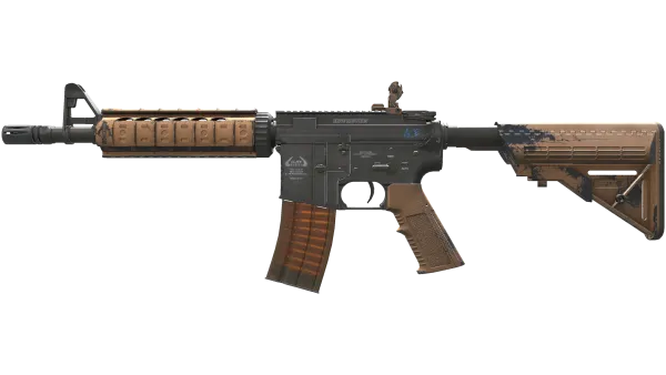 M4A4 | Poly Mag (Well-Worn)