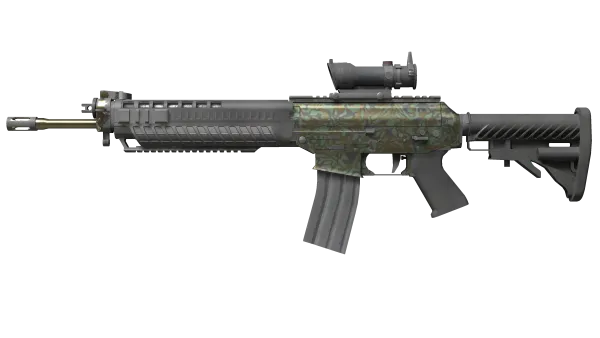 SG 553 | Army Sheen (Field-Tested)