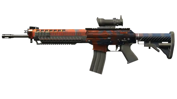 StatTrak™ SG 553 | Danger Close (Field-Tested)